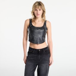 adidas Pleather Corset Black 8