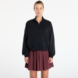 Суитшърт Nike 24.7 ImpossiblySoft Women's Dri-FIT Oversized 1/2-Zip Top Black/ Dk Smoke Grey L
