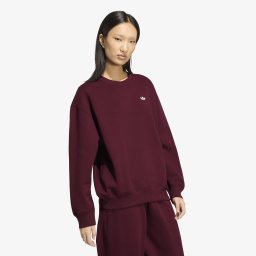Суитшърт adidas Essentials Crew Long Fleece Os Sweatshirt Maroon M