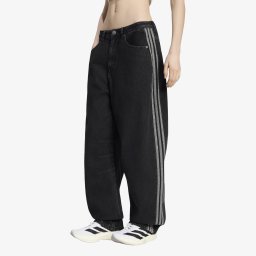 Дънки adidas High Rise Barrel Leg Denim Pant True Black Denim 30/32