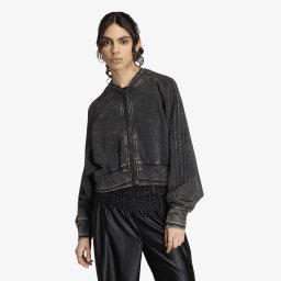 Суитшърт adidas SST Double Layered Cropped Track Top Black M
