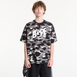 Тениска A BATHING APE Screen Camo Sta Logo Relaxed Fit Tee Black UNISEX S