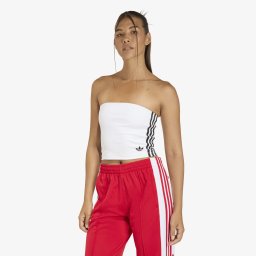 adidas 3 Stripes Tube Top White/ Black M