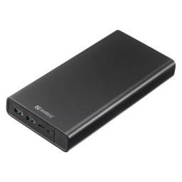 Външна батерия /power bank/ Sandberg 420-63, 38 400mAh, черна, 2x USB, 1x USB-C, 100W
