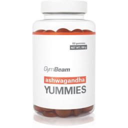 GymBeam Ashwagandha Yummies желирани бонбони за подпомагане на физическия и психическия баланс на организма вкус Forest Fruit 180 гр.