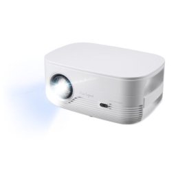 Мултимедиен проектор AOPEN Projector QF81 (powered by Acer), portable, LCD, FHD (1920x1080), 13 000 LED Lumens (800 ANSI), 1 000:1, 1.1x, HDMI 1.4, DC Out (5V/0.5A), USB (Type A), Speaker 2x5W, PC Audio 3.5mm, BT In/Out, Smart Projector, WiFi Dongle, 2 kg