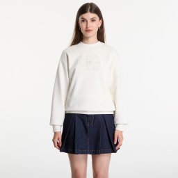 Суитшърт Calvin Klein Jeans Ls Baby Terry Seasonal Monologo Hoodie Tofu M