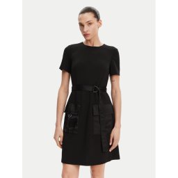 DKNY Ежедневна рокля DD4J1E45 Черен Slim Fit