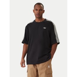 adidas Тишърт adicolor 3-Stripes KD4095 Черен Oversize