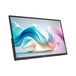 Монитор MSI PRO MP165 E6 Portable Monitor, 15.6", 4ms, 60Hz IPS, 1920x1080, EyesErgo, Anti-flicker, Less Blue Light, 250nits AG, 16.7M, 1000:1, 2xType-C(15W), HDMI(2.0b), 2x1W, Tilt, VESA 75, Black, 0.78kg
