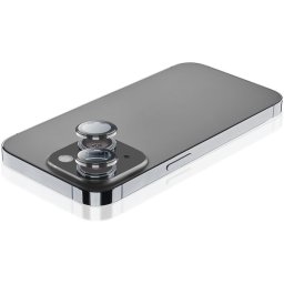 Cellularline Закален протектор за камера Ring от Cellularline, за Apple iPhone 15/15 Plus