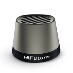 HiFuture Mega S – Bluetooth високоговорител, 5W, TWS, MagSafe, безжично зареждане, сив