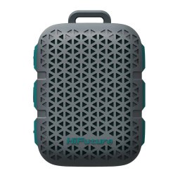 HiFuture Pocket S – Bluetooth 5.4 високоговорител, 5W, IPX7, TWS, 8 часа, с клипс, сив