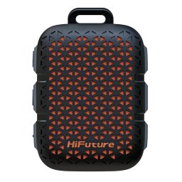 HiFuture Pocket S – Bluetooth 5.4 високоговорител, 5W, IPX7, TWS, 8 часа, с клипс, черен