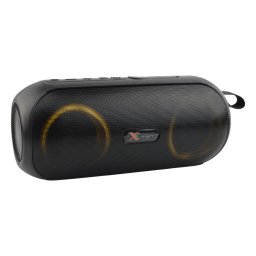 Xmart BT1290B - преносима стерео тонколона 16W, IP65, Bluetooth, LED, 2400mAh - черна