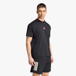 Тениска adidas Running State Of Mind Graphic T-Shirt Black/ Pure Turbo M