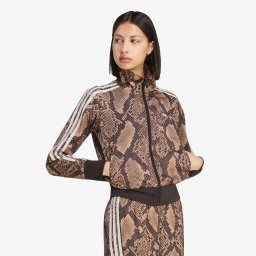 Яке adidas Satin Snake Print Firebird Track Jacket Linen/ Magic Beige S