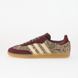 Сникърси adidas x Liberty London Samba OG Maroon/ Warm Vanilla/ Olive Strata EUR 40 2/3