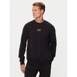 EA7 Emporio Armani Суитшърт 8NPM30 PJVRZ 0208 Черен Regular Fit