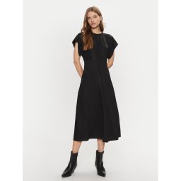 Calvin Klein Коктейлна рокля K20K207841 Черен Regular Fit