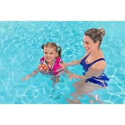 Детска плувна жилетка Bestway Swim Safe Aquastar 32177, M/L, 19–30 кг