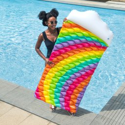 Надуваема водна постелка Bestway Rainbow Dreams 44107, 216 х 80 см