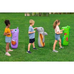 Надуваем детски боксов чувал Bestway Bop Bags 52152, зоо животни, 89 см
