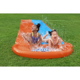 Двойна водна пързалка Bestway H2OGO! 52328, за 2 човека, 488 х 138 см