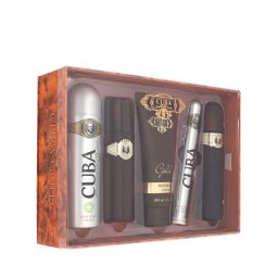 Cuba Gold Подаръчен комплект EDT 100 ml + афтършейв 100 ml + душ гел 200 ml + дезодорант 200 ml + ED