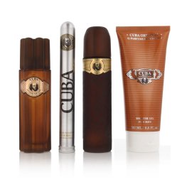 Cuba Gold Подаръчен комплект EDT 100 ml + Афтършейв 100 ml + душ гел 200 ml + EDT 35 ml