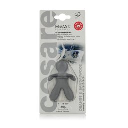 Mr&Mrs Fragrance Cesare Cedar Wood Ароматизатор за автомобил 1 бр тип Orange & Sandalwood