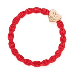 By Eloise London Metallic Gold Heart цвят Red