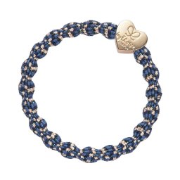By Eloise London Metallic Gold Heart цвят Blueberry