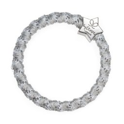 By Eloise London Silver Star Woven Silver Shimmer