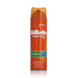 Gillette Fusion Sensitive Shave Gel Гел за бръснене за мъже 200 ml