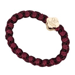 By Eloise London Gold Quatrefoil Woven цвят Plum