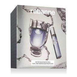 Paco Rabanne Invictus Подаръчен комплект EDT 100 ml + EDT 20 ml опция Silver Cover