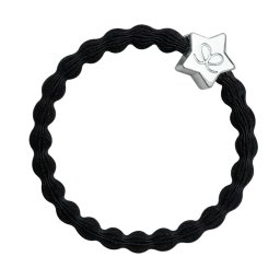 By Eloise London Silver Diamanté Star Black