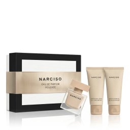 Narciso Rodriguez Narciso Poudrée комплект за жени Eau de Parfum 50 ml + Душ гел 50 ml + Лосион за т опция Golden Line Cover