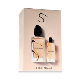 Giorgio Armani Sì комплект за жени Eau de Parfum 100 ml + Eau de Parfum 15 ml опция Light Pink Cover