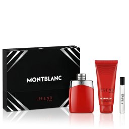 Montblanc Legend Red SET1 Подаръчен комплект EDP 100 ml + EDP 7,5 ml + душ гел 100 ml опция Corner Lines Cover