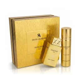 Swiss Arabian Shaghaf Oud комплект Парфюмна вода 75 ml + Спрей за тяло 75 ml