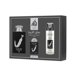 Lattafa Pride Ishq Al Shuyukh Silver комплект Парфюмна вода 100 ml + Парфюмна вода 20 ml + Дезодора