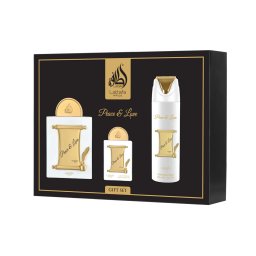 Lattafa Pride Peace & Love комплект Парфюмна вода 100 ml + Парфюмна вода 20 ml + Дезодорант 200 ml