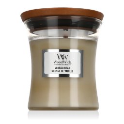 WoodWick Vanilla Bean Ароматна свещ 85 g промяна на цвета