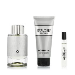 Montblanc Explorer Platinum Подаръчен комплект EDP 100 ml + душ гел 100 ml + EDP 7,5 ml опция Grey Cover