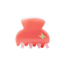 By Eloise Small Hair Claw Bolt Tortoise цвят Coral Blush