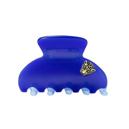 By Eloise Medium Hair Claw Jaguar Blue Breeze