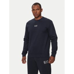 EA7 Emporio Armani Суитшърт 8NPM30 PJVRZ 0562 Тъмносин Regular Fit