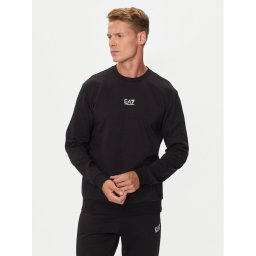 EA7 Emporio Armani Суитшърт 8NPM30 PJVRZ 1200 Черен Regular Fit
